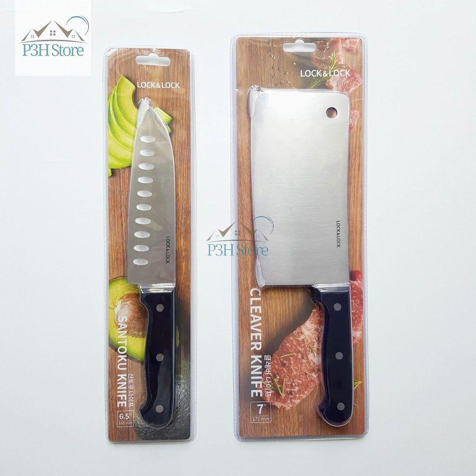 Dao làm bếp Lock&amp;Lock Santoku 6.5inch CKK921 Chặt xương CKK920 -