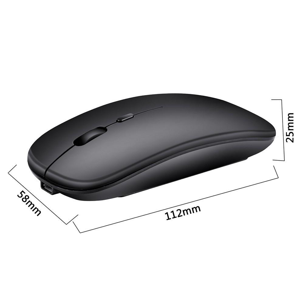 Chuột Không Dây 2.4g Siêu Mỏng Sạc Pin Tiện Dụng Dành Cho Máy Tính / Laptop