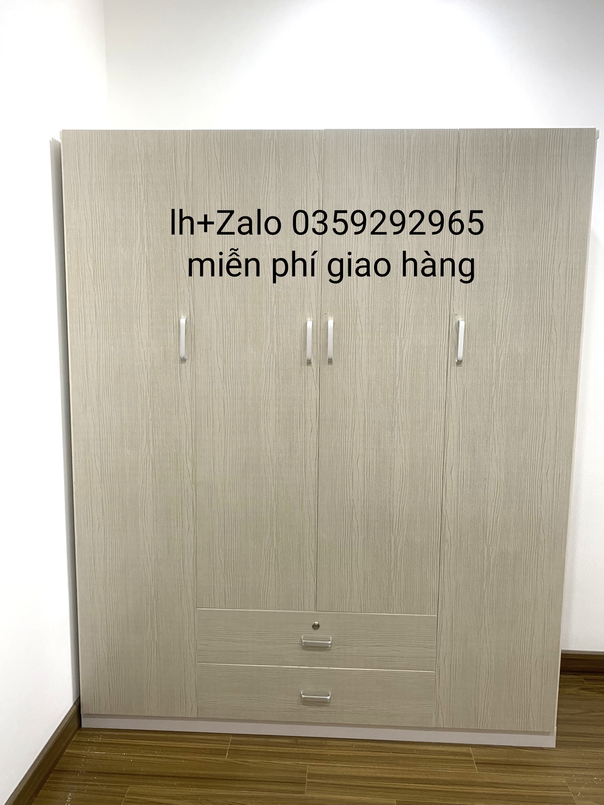 Tủ nhựa đài Loan 4 cánh