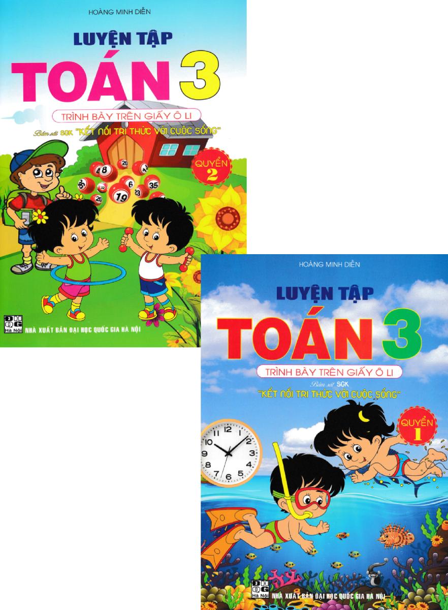 Combo Luyện Tập Toán 3 - Trình Bày Trên Giấy Ô Li