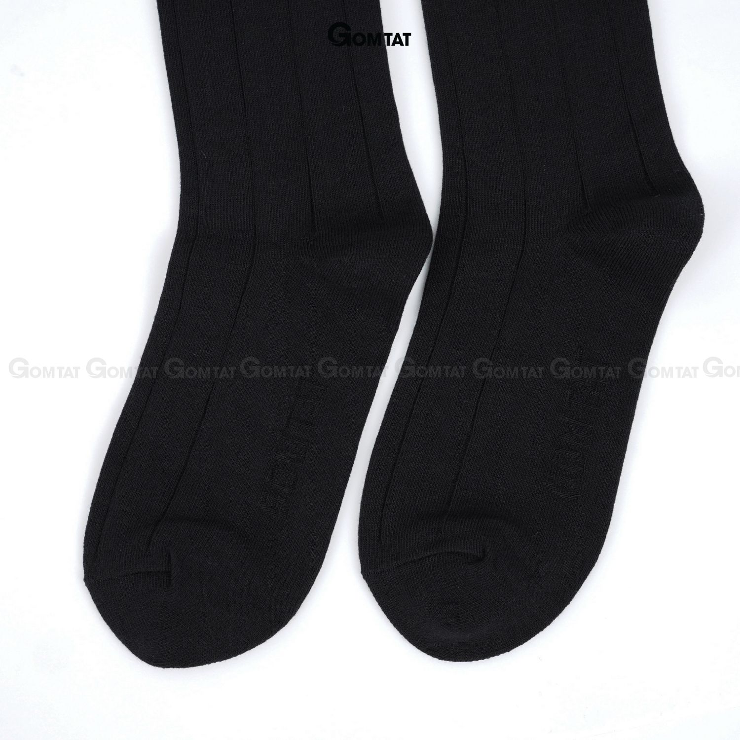 Tất nam công sở cổ cao 25cm, vớ nam đi giày tây họa tiết gân chìm chất liệu cao cấp mềm mại thoáng mát - GOM-MIX09-1DOI