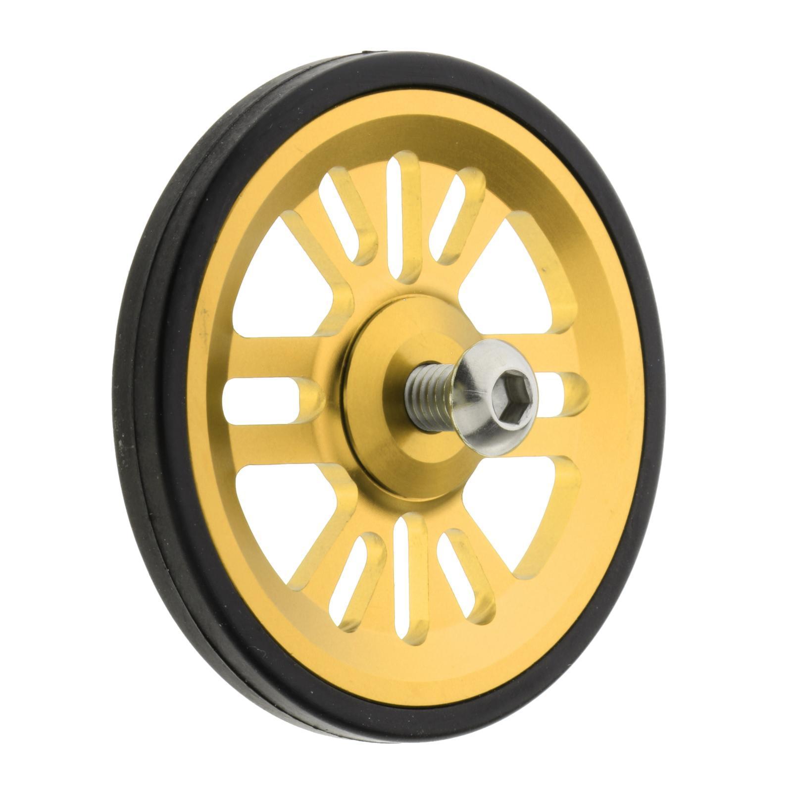 4x Folding bike Wheels 6cm for  Foldable  Transporting Pushing Walking Components Parts