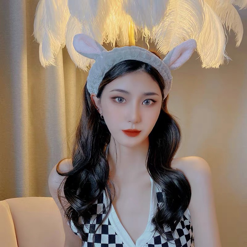 Băng Đô Tai Thỏ Cực Cute Vituni Bờm Tóc Trang Điểm Dễ Thương BD15