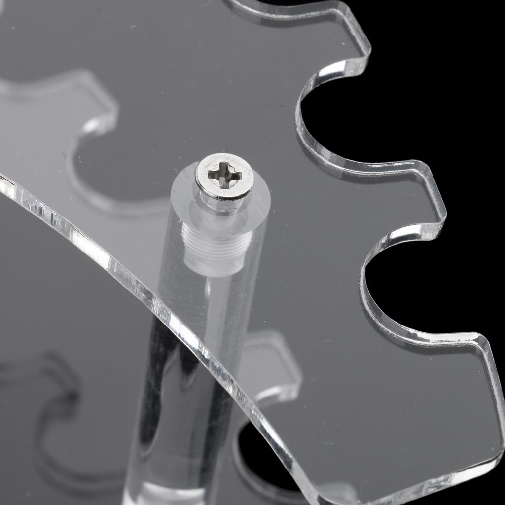 Pencil Pen Acrylic Display Rack Makeup Brushes Tools Organizer Holder Stand