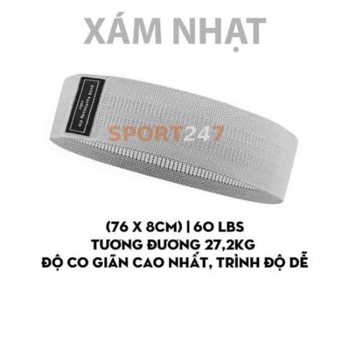 Dây kháng lực tập gym tập mông dây miniband LATEX đàn hồi tập gym đùi, chân, tay