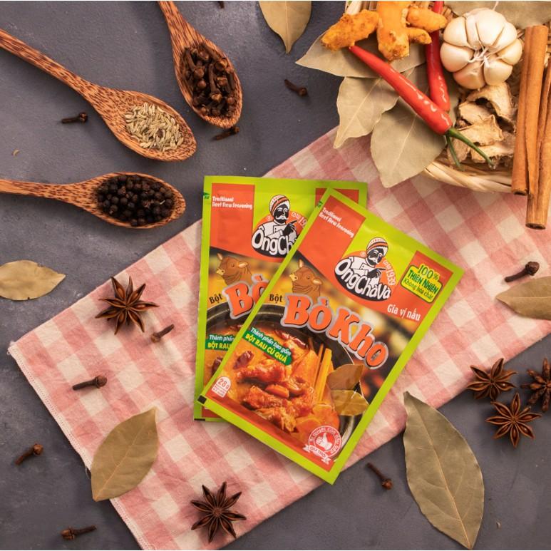 Combo 2 Túi Bột Bò Kho Ông Chà Và 28g (Beef Stew Seasoning Powder)