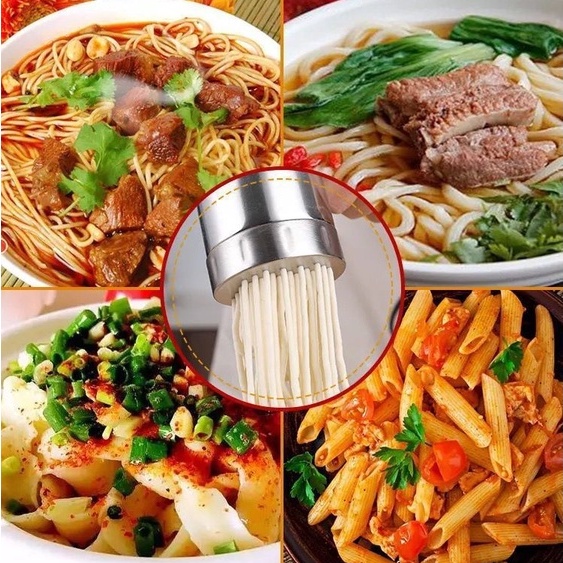 Dụng cụ làm Làm Bún, Bánh Canh, Mì, Bánh lọt... Tại Nhà 4 Đầu Inox Cao Cấp