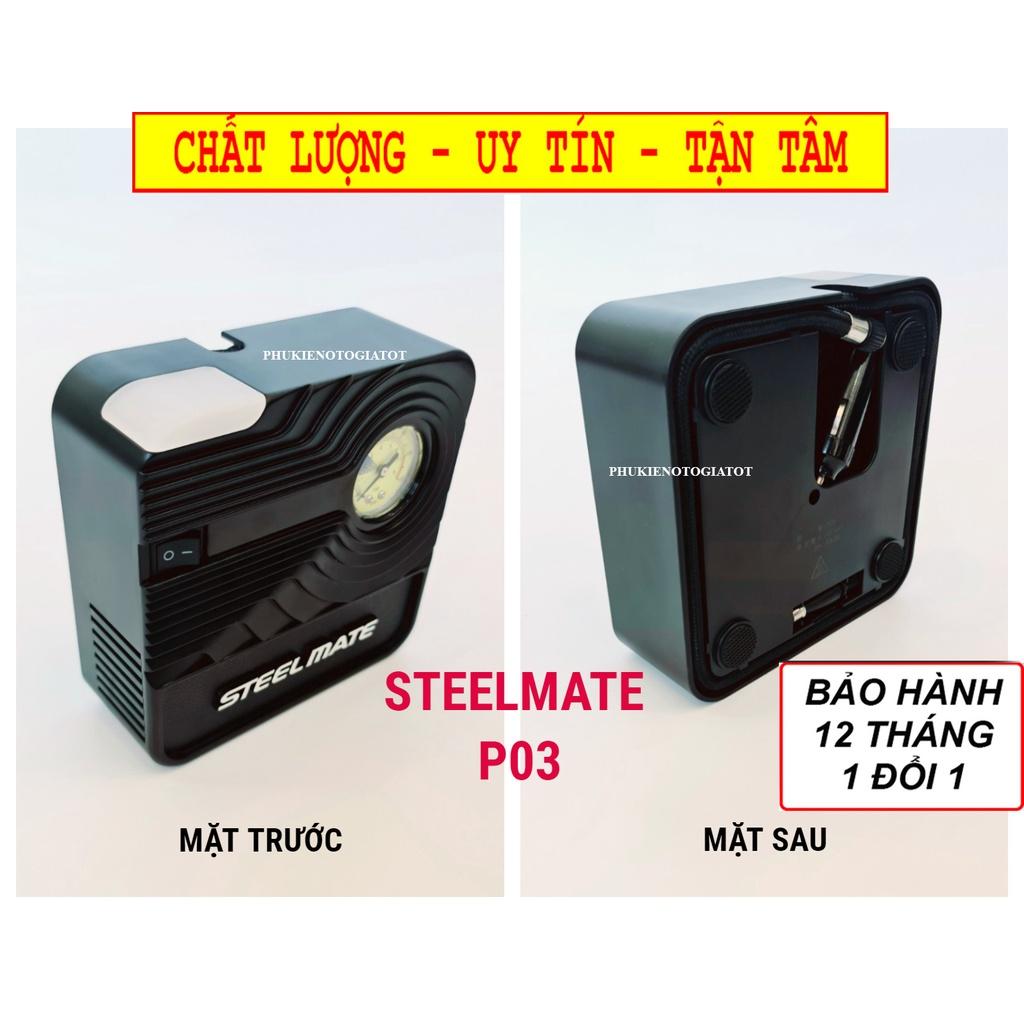 Bơm lốp ô tô STEELMATE P08, P05, P03 chính hãng, bảo hành 12 tháng