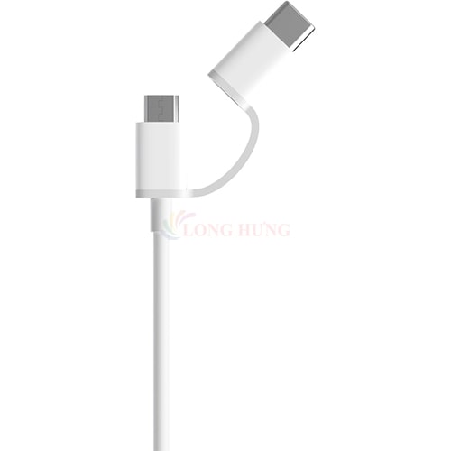 Cáp 2 trong 1 Micro USB - Type-C Xiaomi Mi SJV4083TY SJX01ZM/SJV4082TY SJX02ZM - Hàng chính hãng