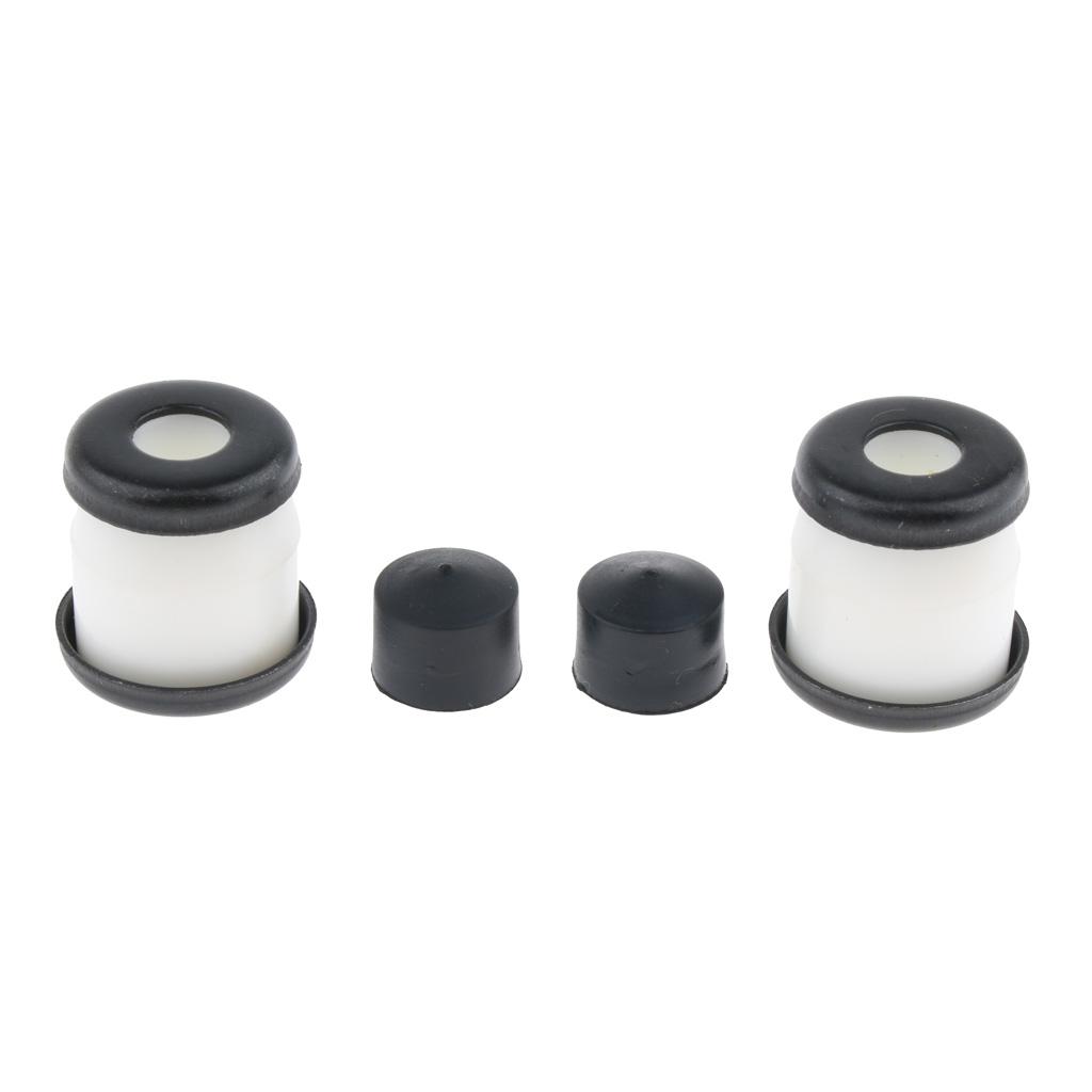 2xSkateboard Rebuild Kit Bushings Washers Pivot Cups for 2 Trucks 5in White