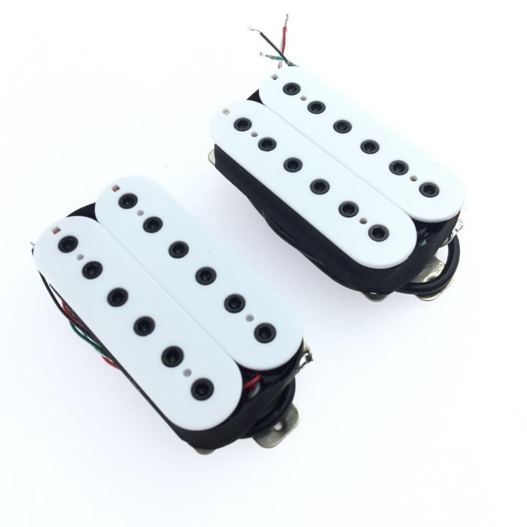 Guitar Parts Accessory PICKUPS HUMBUCKER - Bridge & Neck Pickup SET - White