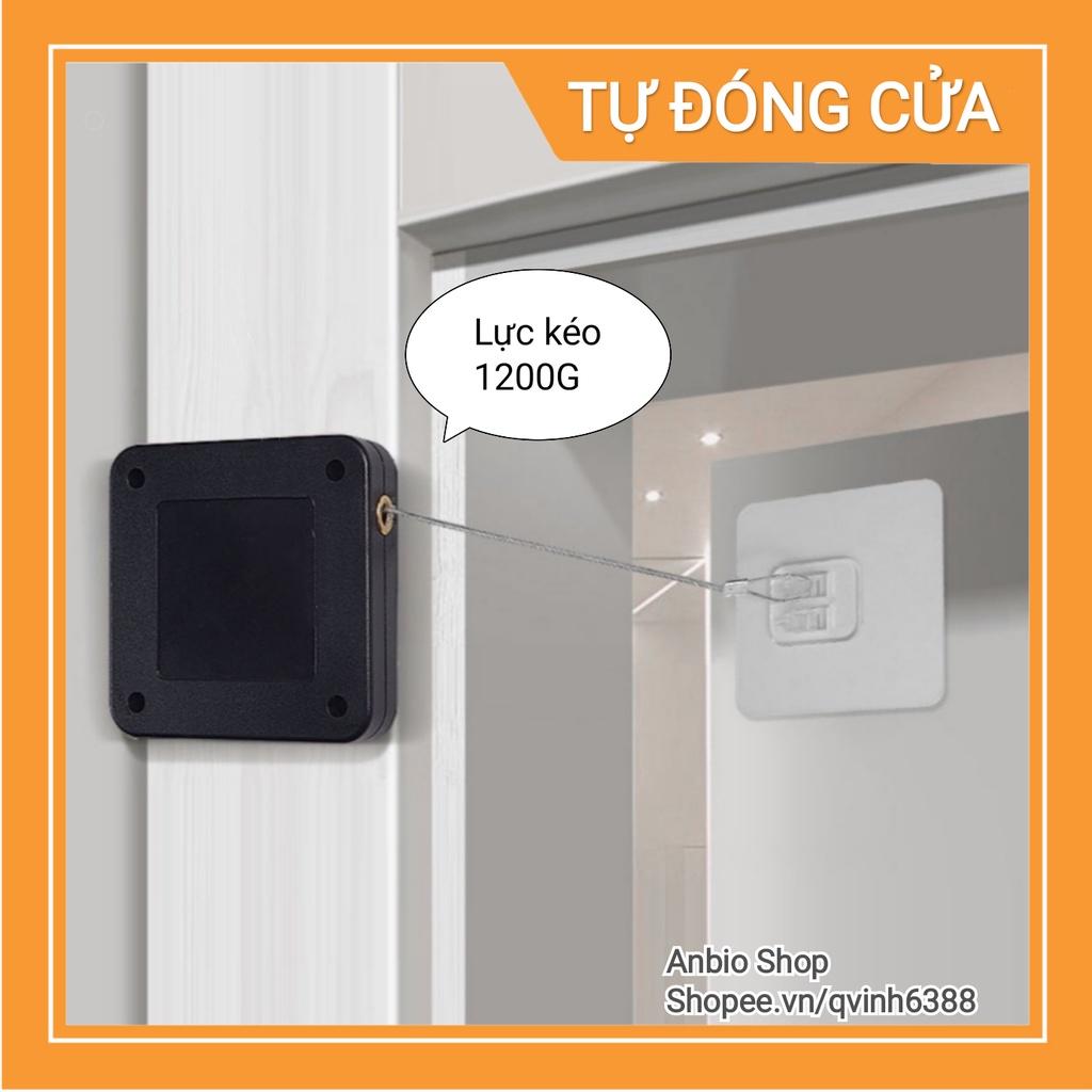 Dụng cụ đóng cửa tự động, dây rút lực kéo mạnh, dán tường không cần khoan đục