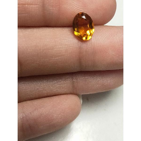 085  Đá citrine  lỗi cạnh