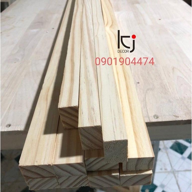 - THANH GỖ THÔNG DÀI 100x4x3 CM LÁNG MỊN 4 MẶT