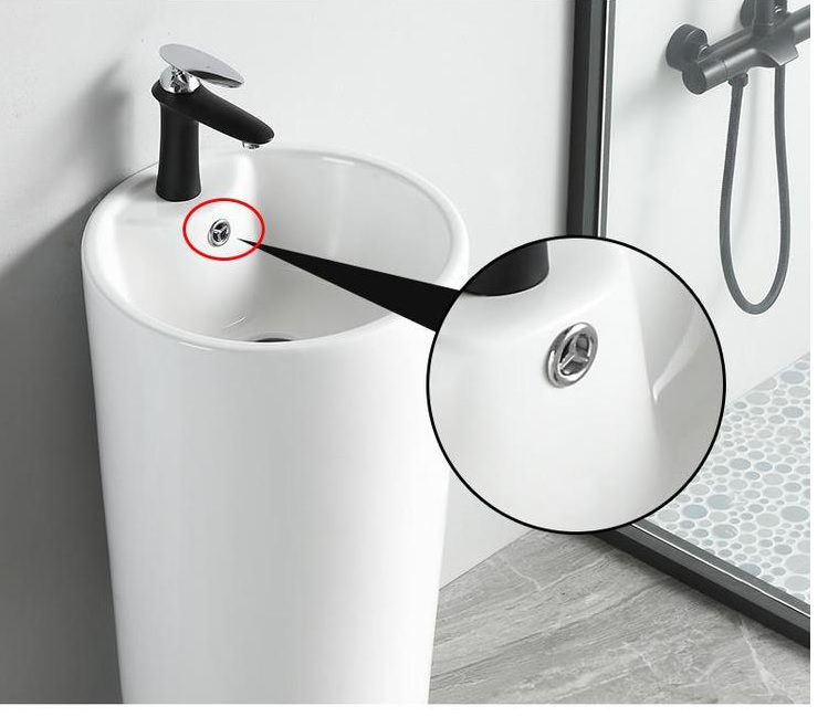 Chậu rửa lavabo liền khối  BRODA B1130