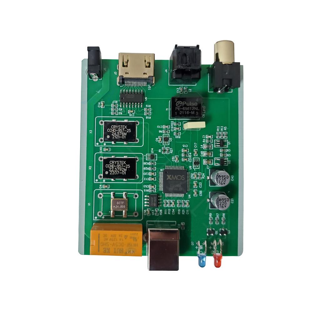 AkLIAM DDC-6 CCHD957 Thẻ âm thanh giao diện kỹ thuật số Xmos DSD256 PCM 384KHz I2S Bộ chuyển đổi âm thanh đầu ra