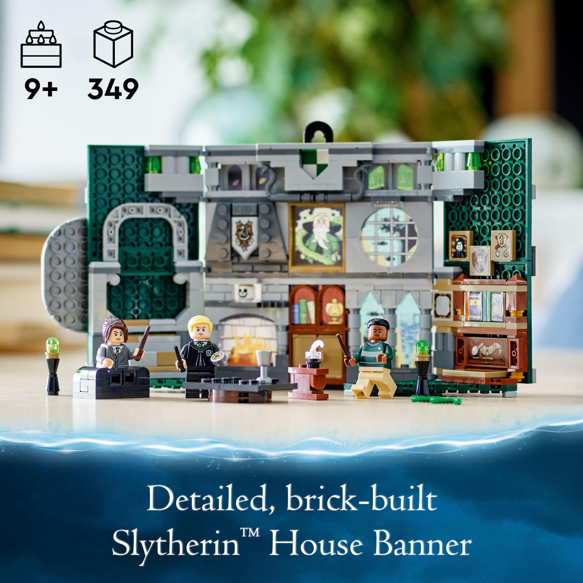 LEGO HARRY POTTER 76410 Bộ cờ Nhà Nhà Slytherin (349 chi tiết)