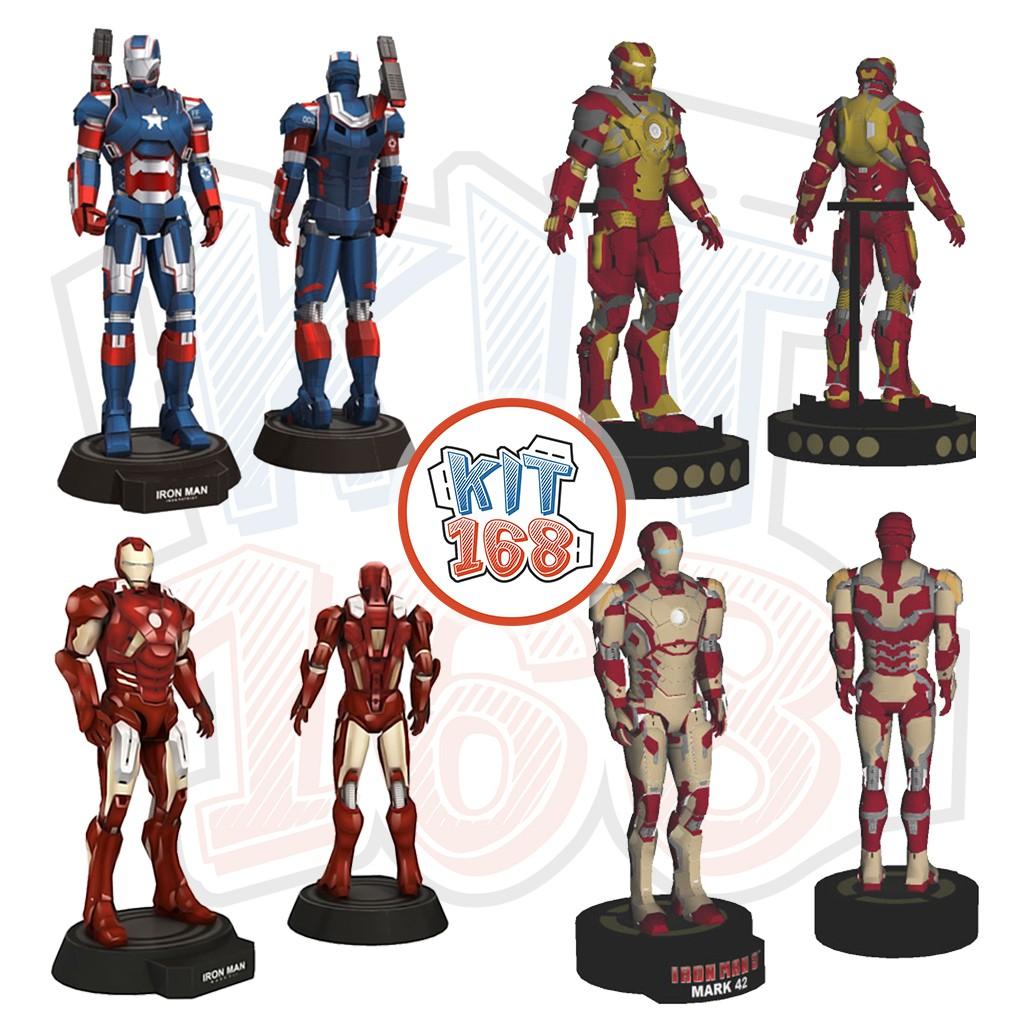 Mô hình giấy Marvel Avengers Iron Man Combo 0014