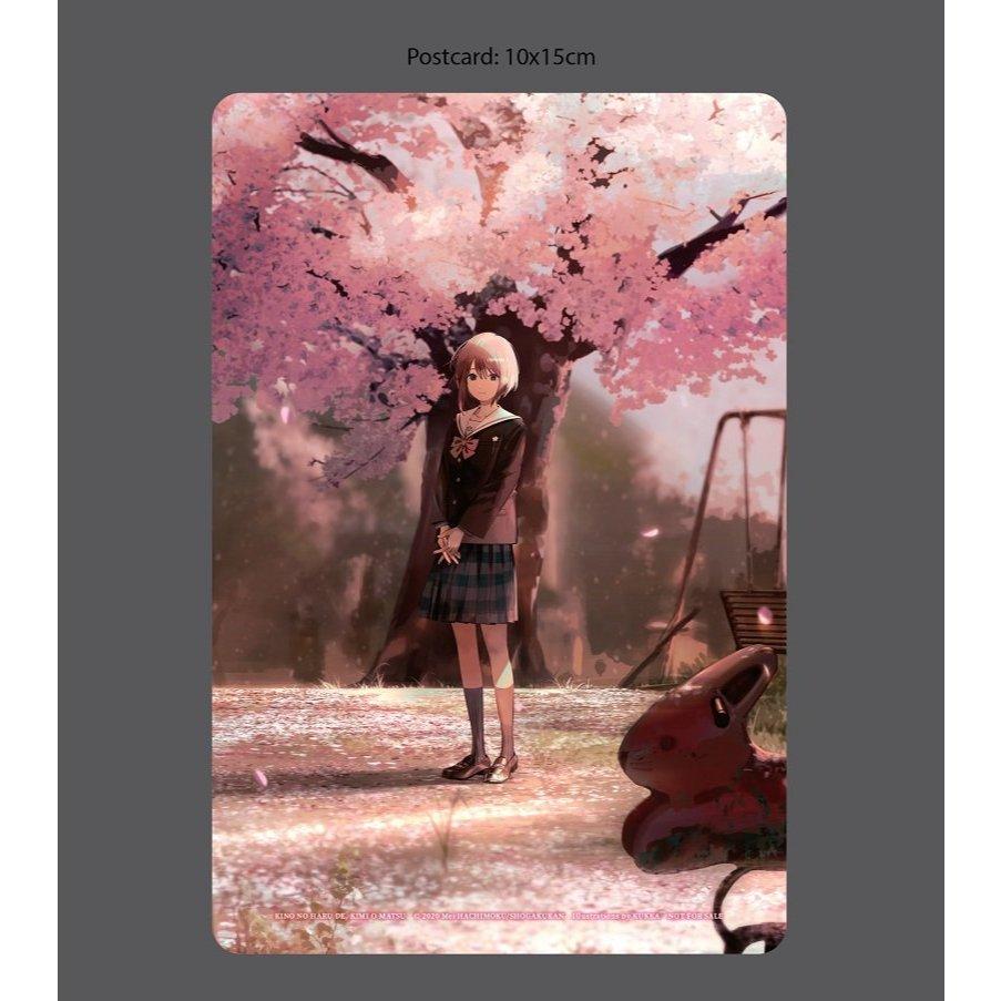 Sách Đợi anh trong mùa xuân ngày hôm qua - Bản phổ thông và Đặc biệt Tặng kèm Postcard + Bộ Thẻ Card + Poster - Hikari