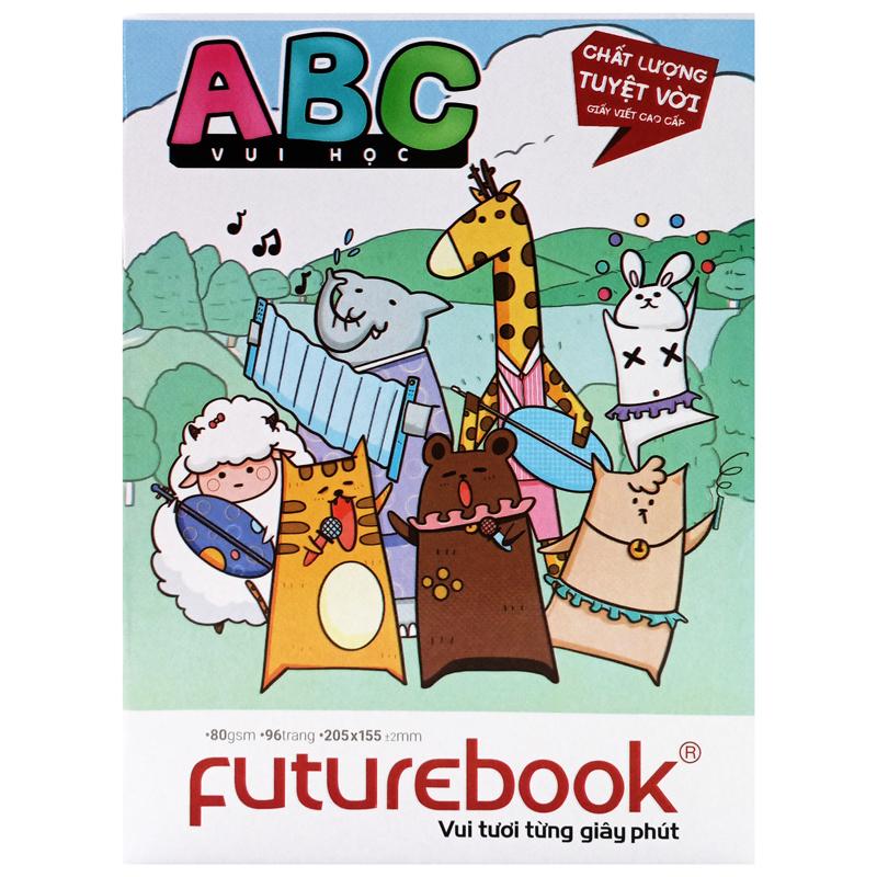 Tập Học Sinh Vui Học ABC A5 - 4 Ô Ly - 96 Trang 80gsm - futurebook DK891 (Mẫu Màu Giao Ngẫu Nhiên)