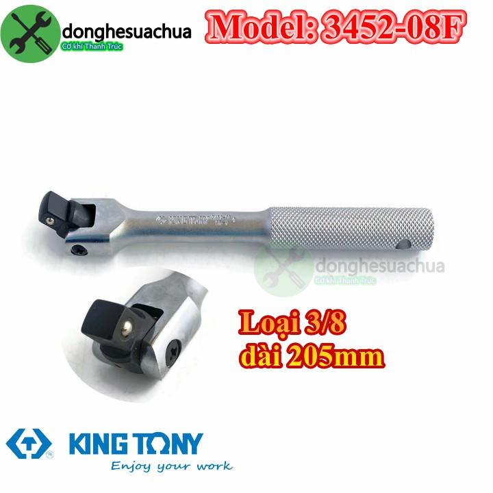 Cần siết tự động lắc léo 3/8 Kingtony 3452-08F dài 205mm