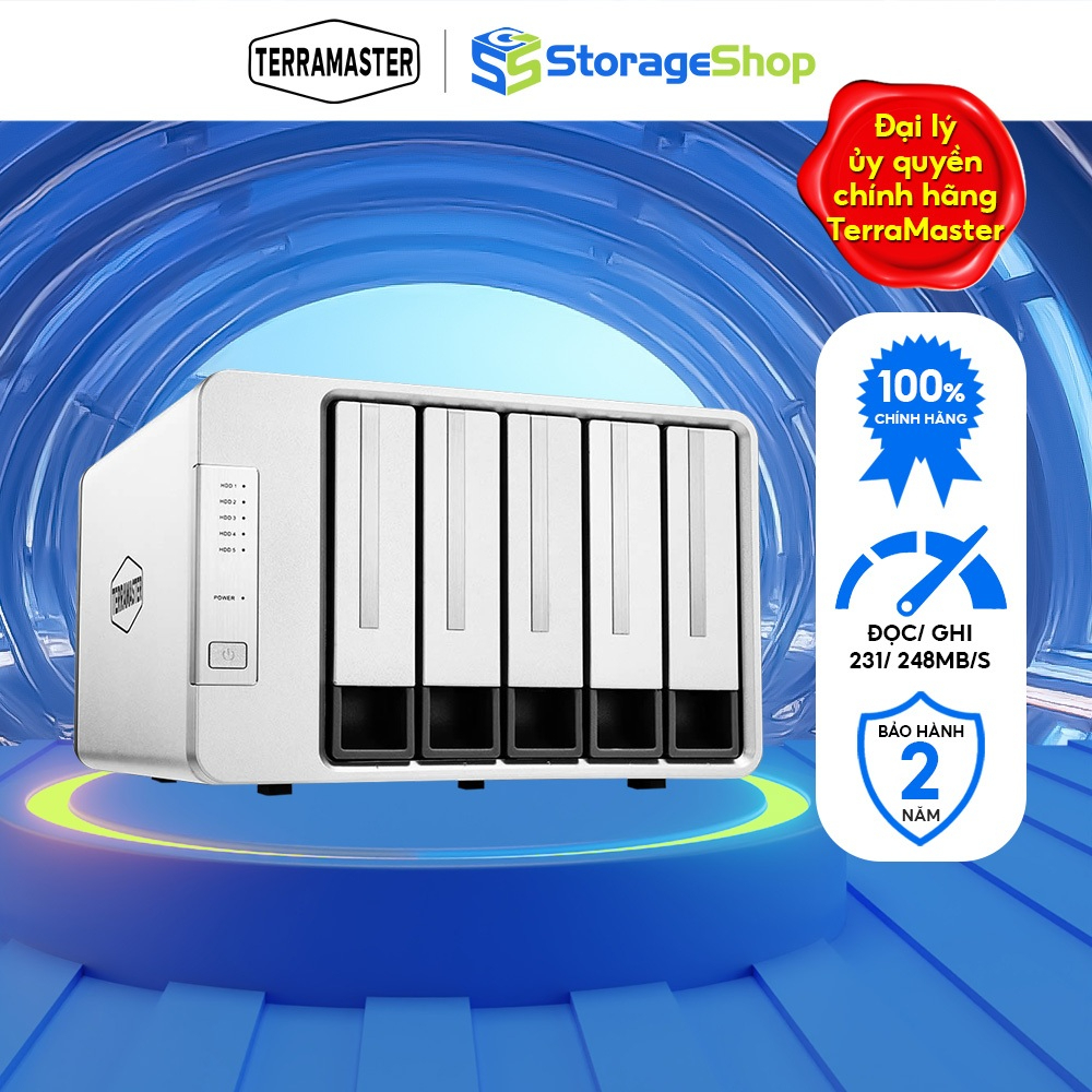 Thiết bị lưu trữ DAS TerraMaster D5-310 5-bay Hàng Chính Hãng - Storage Shop