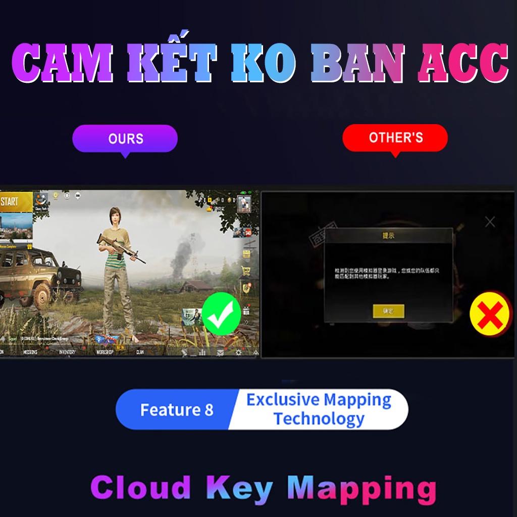 Bộ chuyển đổi bàn phím chuột chơi PUBG Mobile, COD , Game MOBA M16 Model 2022 thêm chức năng Ai