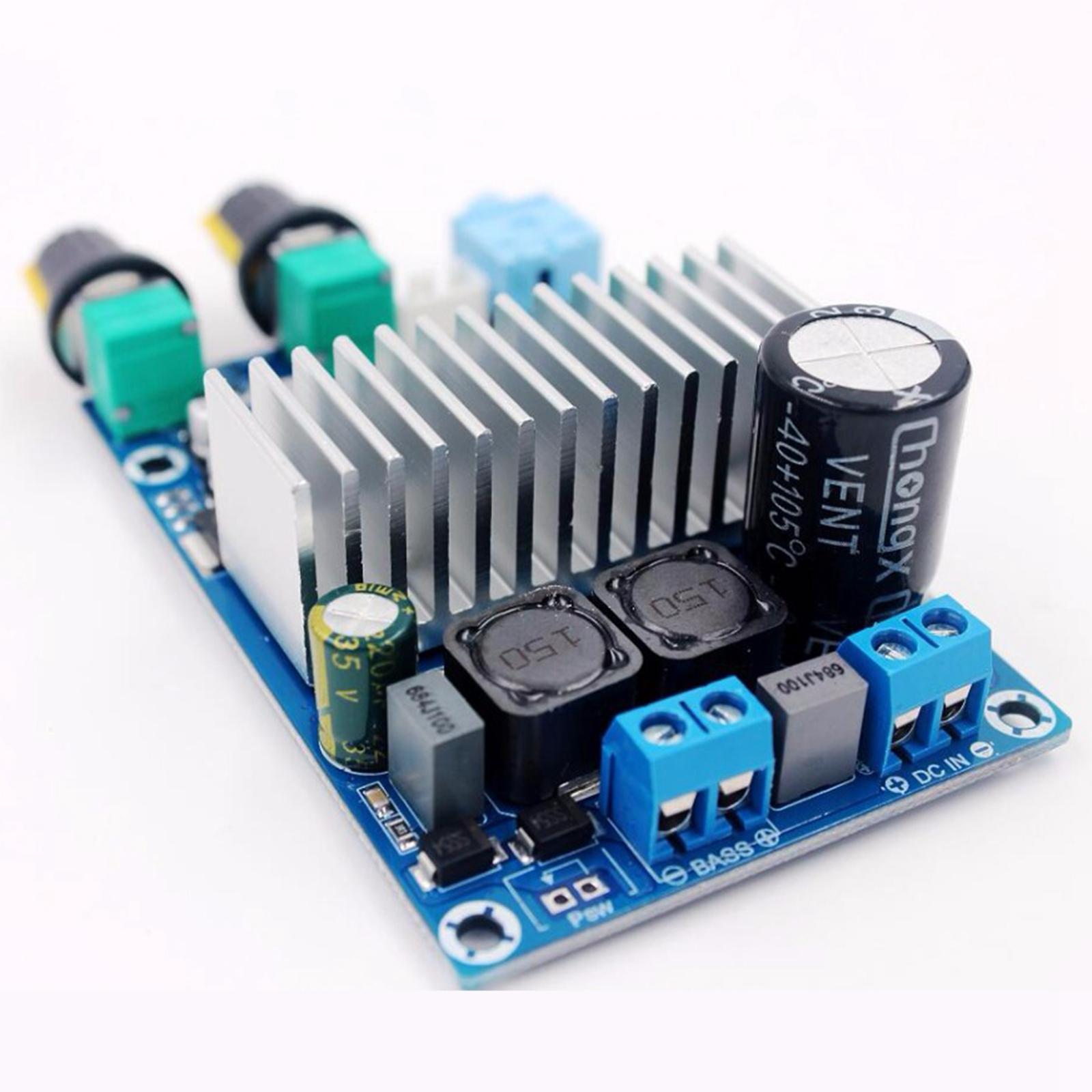 Amplifier Board 100W DC12-24V Stereo Subwoofer Audio for Home Audio DIY Car