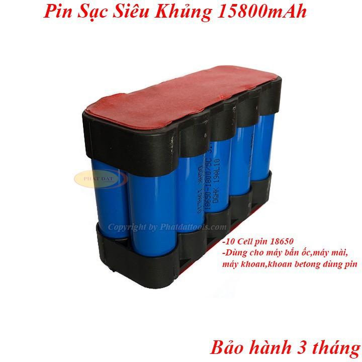 Pin cho máy bắt ốc pin máy mài pin 10 cell