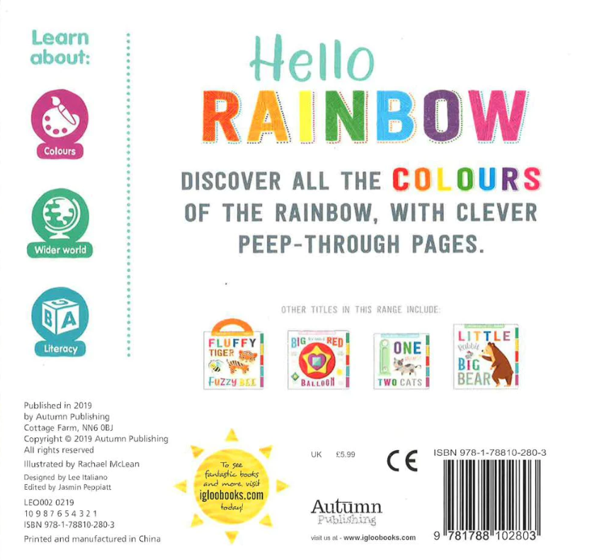 Hello Rainbow (First Concepts Peep Through)