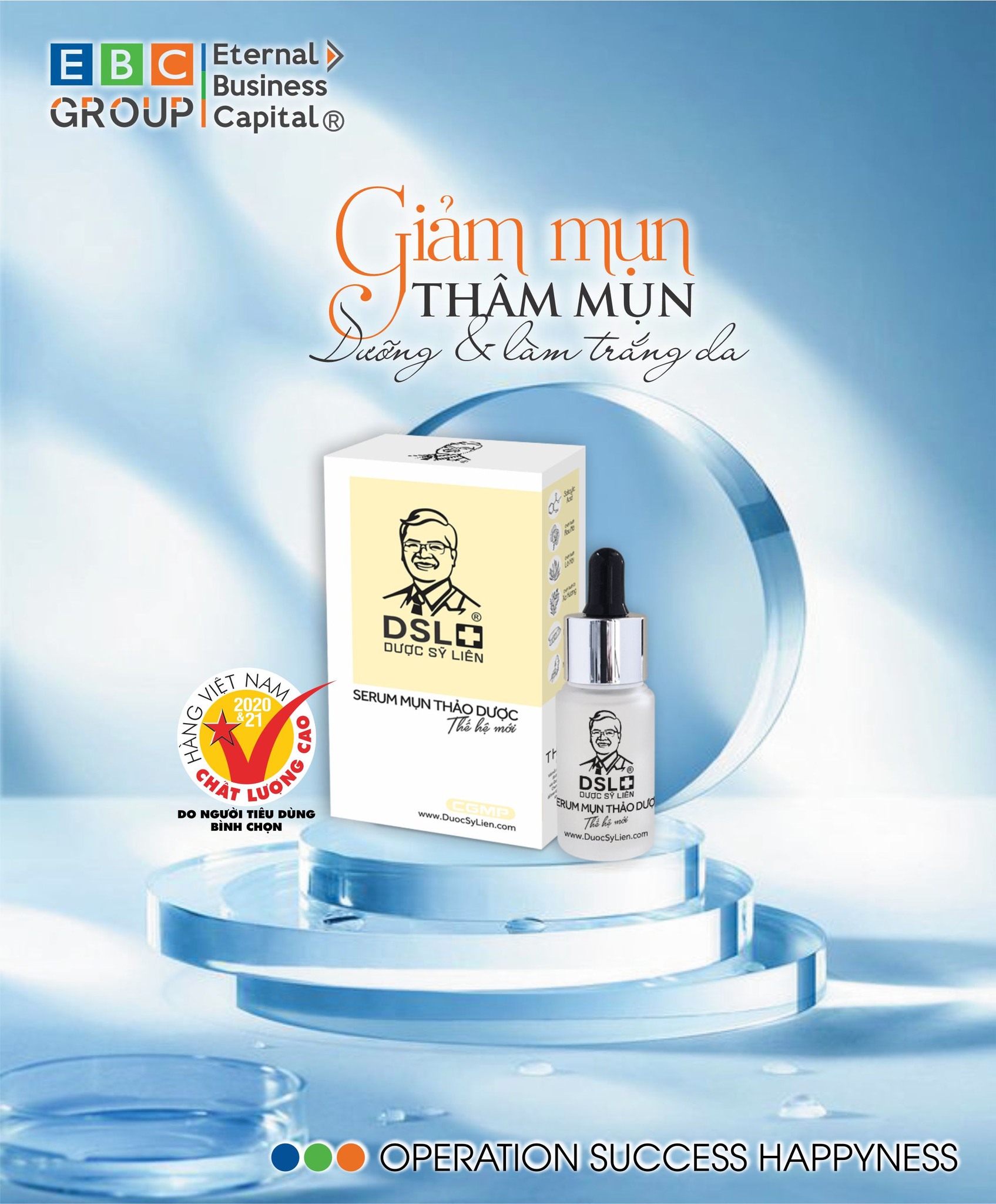 Serum Mụn Thảo Dược Thế Hệ Mới 15G - Dược Sĩ Liên, giúp giảm mụn, sạch da