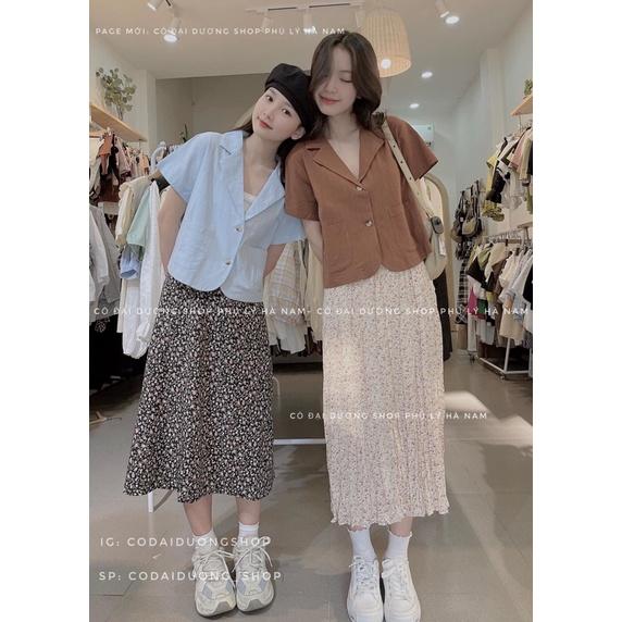 Sơ mi cổ vest 2 túi 6124