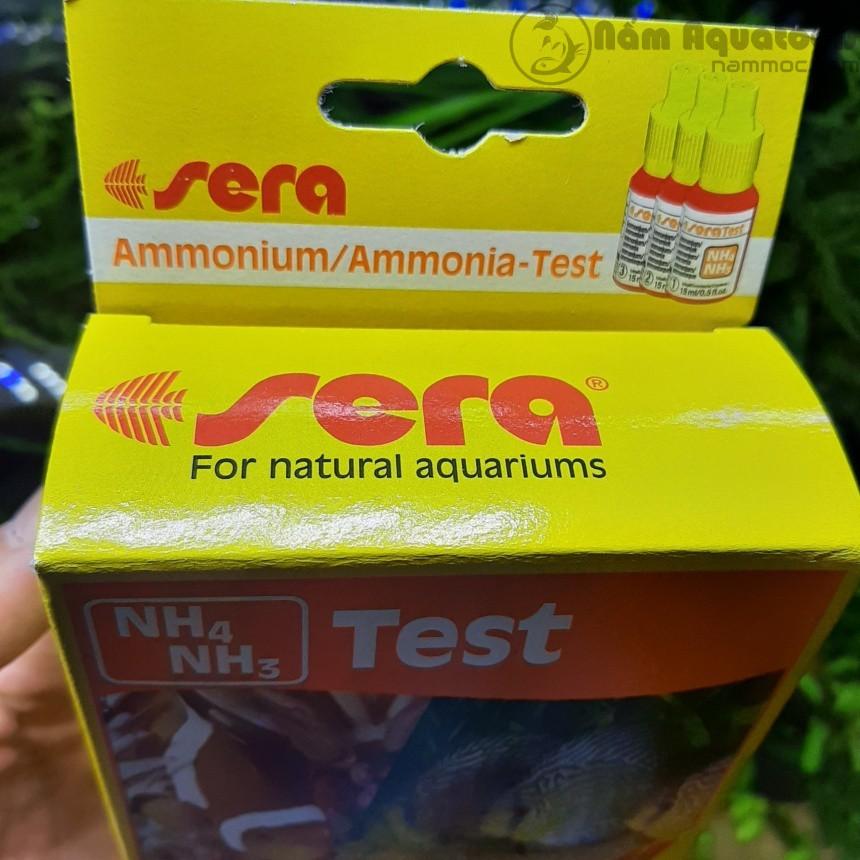Bộ TEST NH3/ NH4 SERA | Kiểm tra nồng độ Amonium/ Amoniac trong bể cá thuỷ sinh