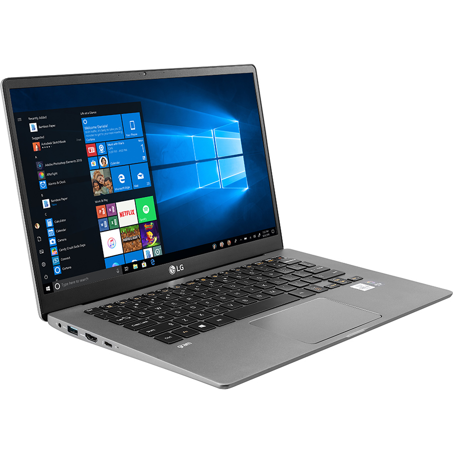 Laptop LG Gram 2020 14Z90N-V.AR52A5 (Core i5-1035G7/ 8GB/ 256GB NVMe/ 14 FHD IPS/ Win10 Home Standard/ Silver) - Hàng Chính Hãng