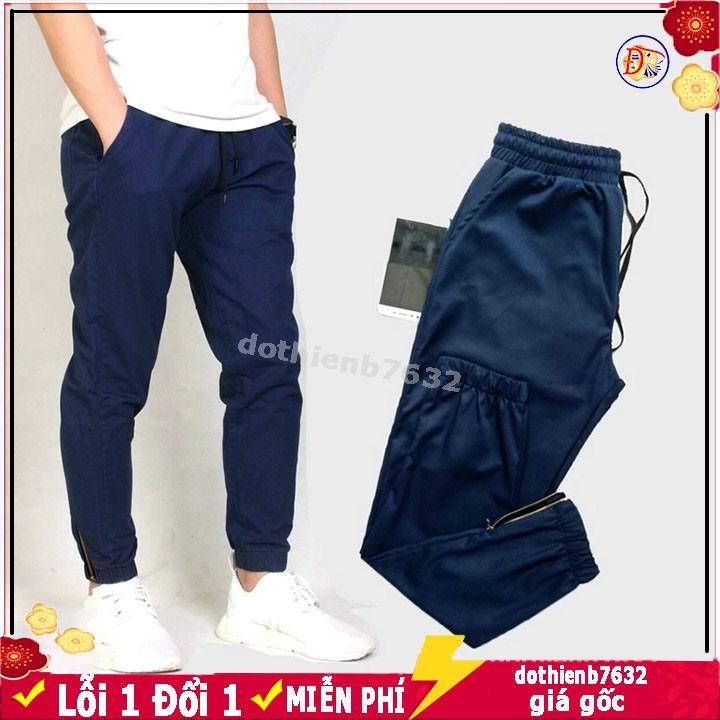 Quần Jogger Kaki nam Ống Bó Thun tui Khóa Zip phong cách thể thao đường phố,( ️ ẢNH CHỤP THẬT ️) Quan jogger kaki nam nữ vải mềm thoải mái có túi rộng,màu sắc dễ mix áo- JINS STORE