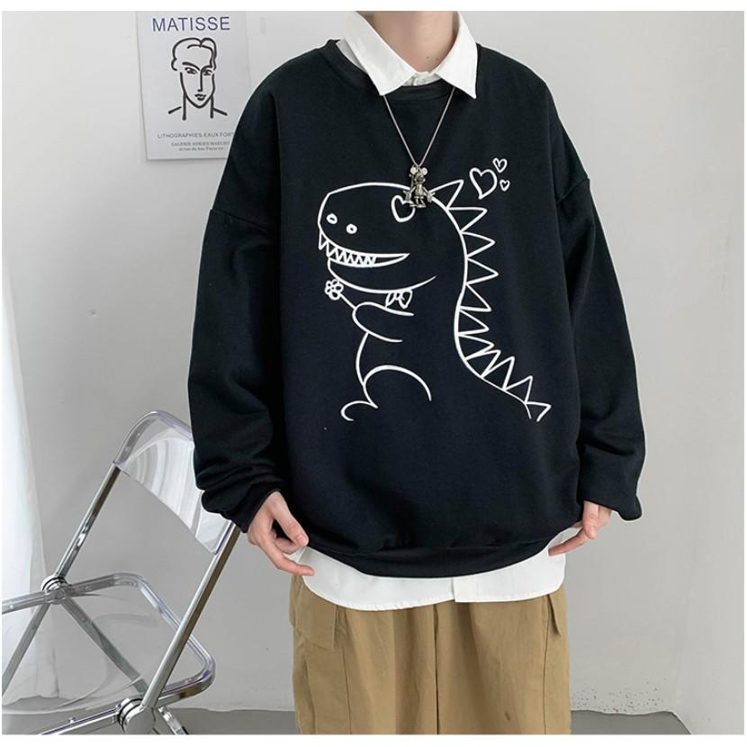{ Hàng Thu Đông } Áo Khủng Long Nỷ Ngoại Siêu Kute Fom Unisex Kiểu dáng Hàn Quốc Mã KL996