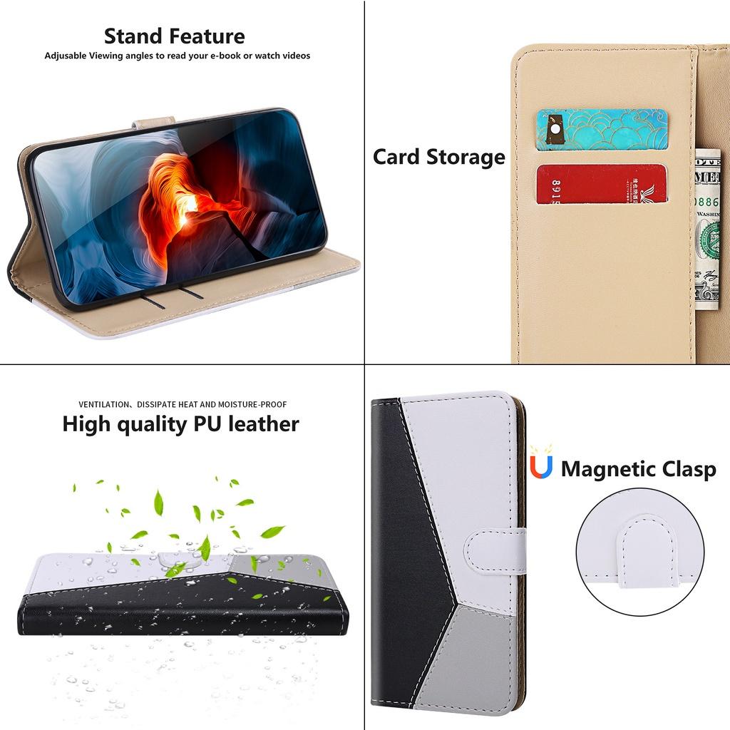 Ốp lưng da nắp gập thời trang có ngăn ví đựng thẻ tín dụng cho Google Pixel 6 Pro