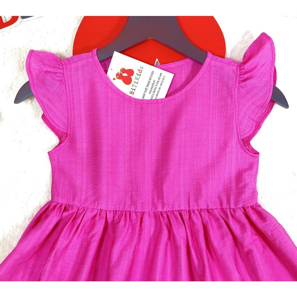 Đầm bé gái,váy trẻ em , cánh tiên siêu yêu vải linen size 1 đến 8 tuổi.