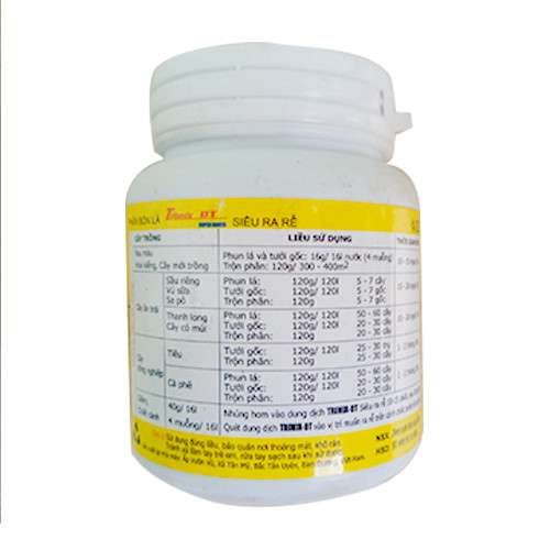 LỌ 120 GRAM - PHÂN BÓN KÍCH RỄ TRIMIX DT 6.5-3-2 - KÍCH THÍCH RA RỄ