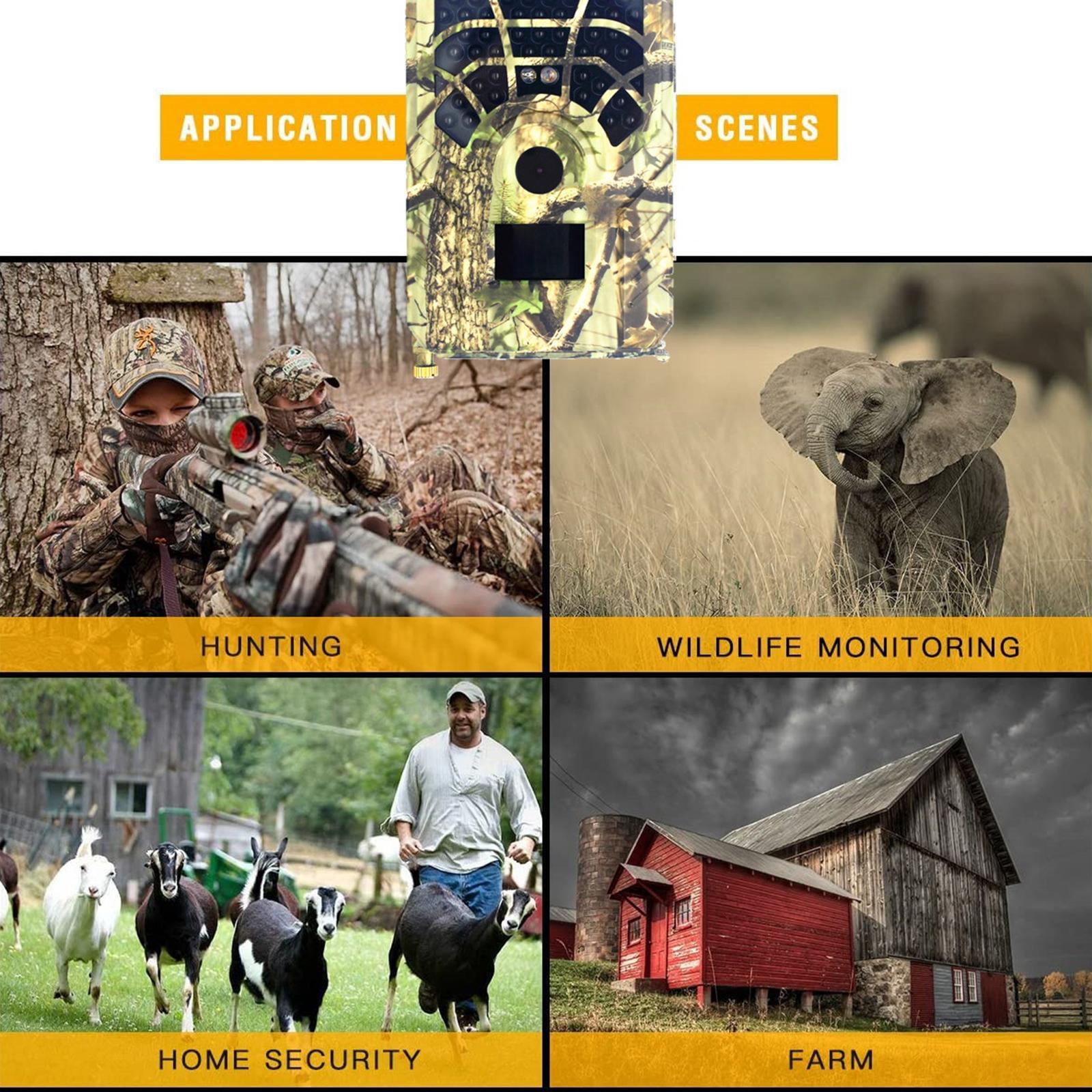 Garden HD Hunting Camera Wildlife Trail Cam Home Security