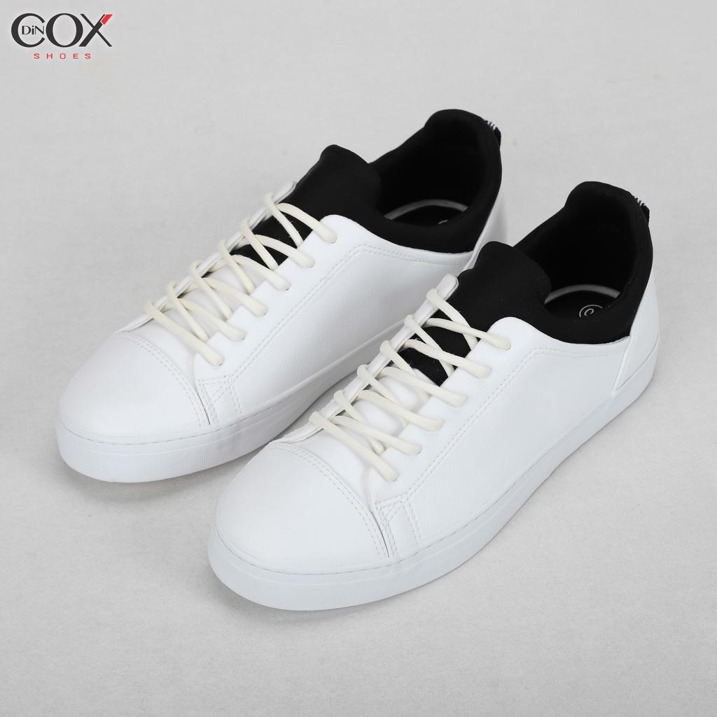 Giày Sneaker Da Unisex DINCOX COX43 Cổ Điển Phá Cách White