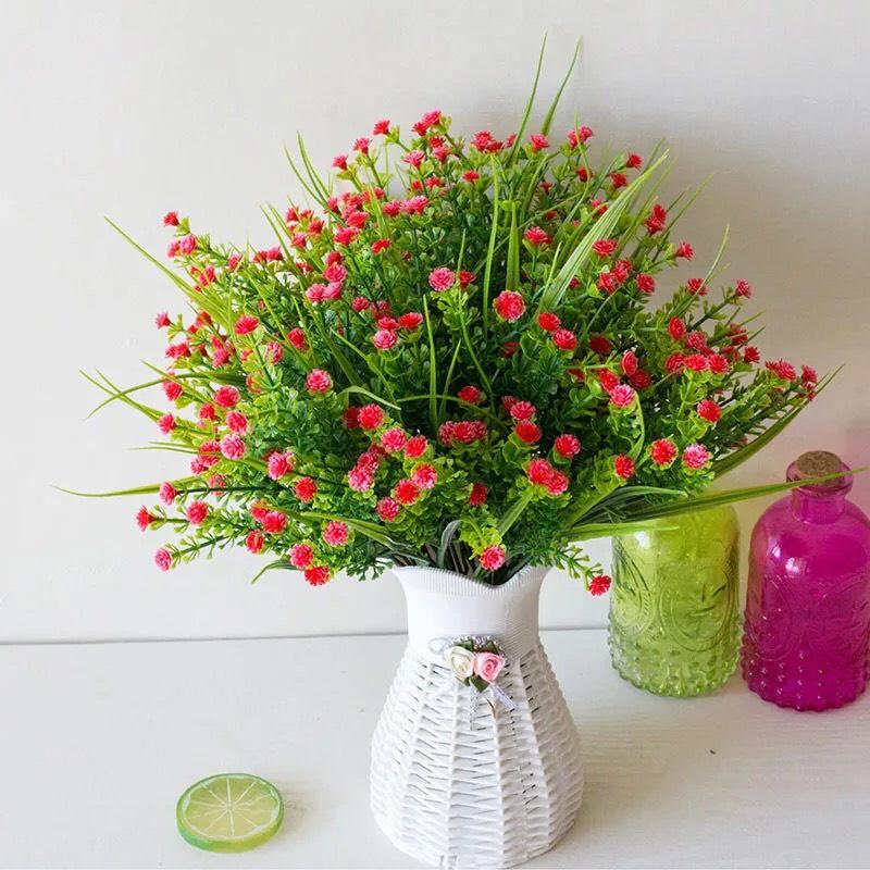 Hình ảnh Lọ hoa baby cắm sẵn tuyệt đẹp trang trí để bàn trà, kệ tủ, decor nhà cửa TN-003