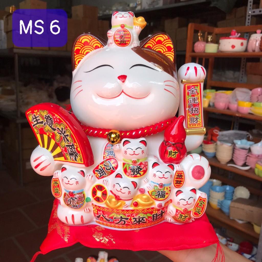 Mèo Thần Tài, Mèo May Mắn, Hút Tài Tộc đem lại may mắn tiền tài (Maneki Neko)