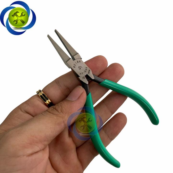 Kìm mũi nhọn phẳng 120mm KEIBA HF-D04 Nhật Bản