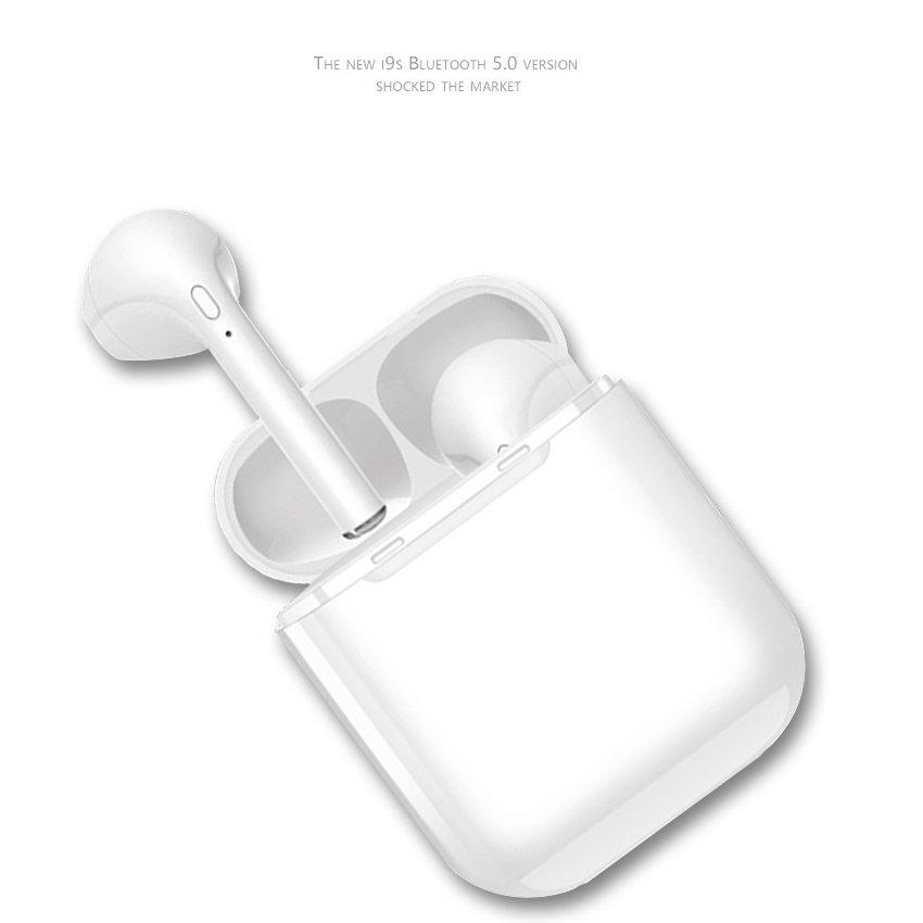 Tai nghe Bluetooth không dây I9S -TWS cho IPhone, Android + tặng kèm đế xem phim