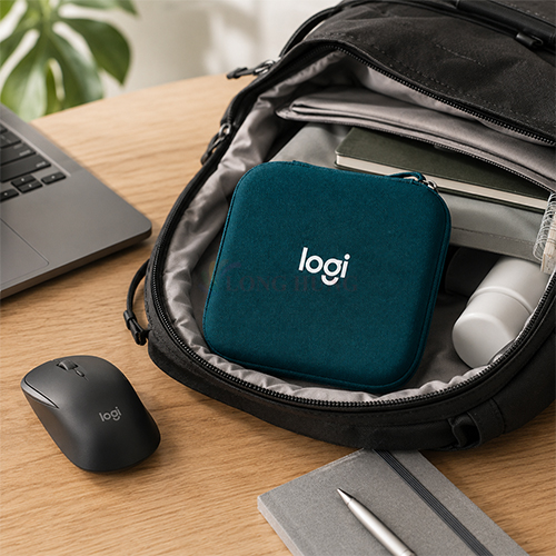 Hộp vuông đựng chuột Logitech EVA - Hàng chính hãng