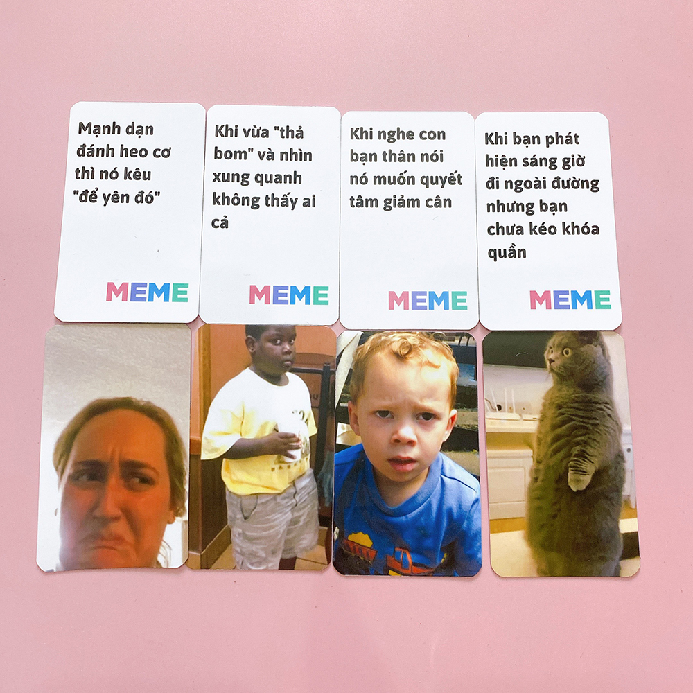 Bộ Bài Meme 70 Lá Drinking Game Uống Bia Tụ Tập Cùng Bạn Bè What Do You Meme Việt Hóa Siêu Hài
