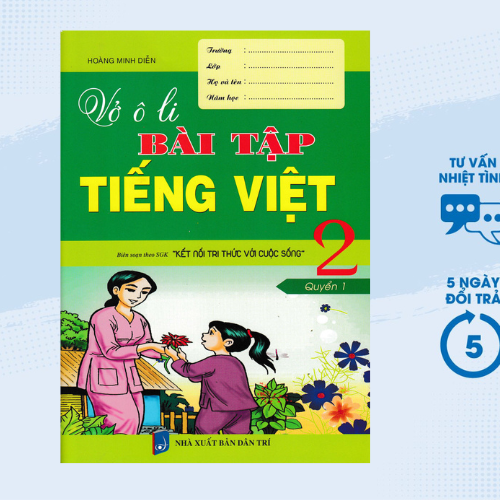 Vở Ô Li Bài Tập Tiếng Việt 2 - Quyển 1 _HA
