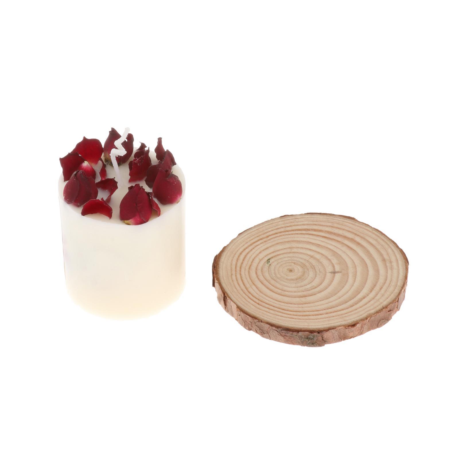 Dry Flowers Candle, True Rose Scented Candles Long Burning Tealight Candles Gift for Women Birthday