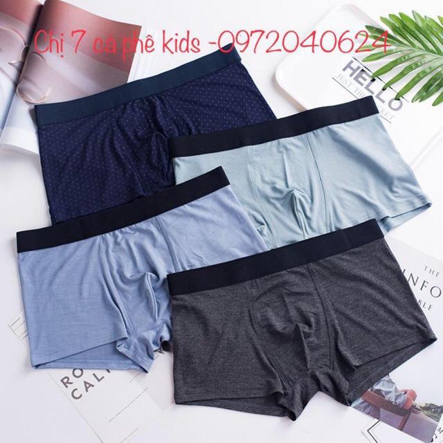 Set 4 quần lót bé trái size lớn 35-> 85 kg